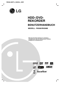 Bedienungsanleitung LG RH266B DVD-player