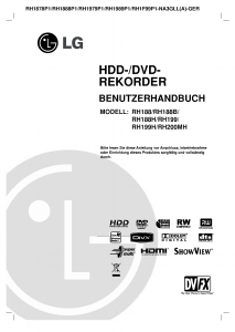 Bedienungsanleitung LG RH199H DVD-player