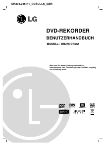 Bedienungsanleitung LG DR265-P1 DVD-player