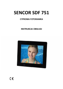 Instrukcja Sencor SDF 751 Ramka cyfrowa