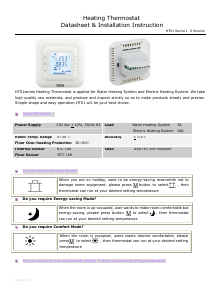 Manual Senphus HT01 Thermostat