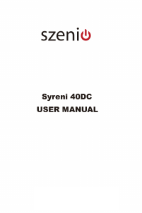 Manual Szenio Syreni 40DC Mobile Phone