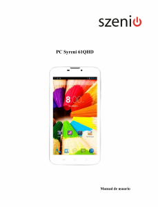 Manual de uso Szenio Syreni-61QHD II Teléfono móvil
