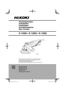 Handleiding Hikoki G 10SQ Haakse slijpmachine