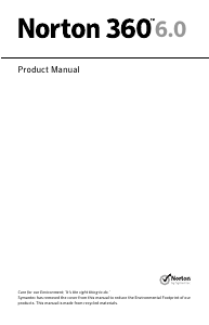 Handleiding Symantec Norton 360 6.0
