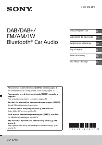 Manuale Sony DSX-B710D Autoradio