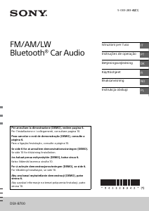 Manual Sony DSX-B700 Auto-rádio