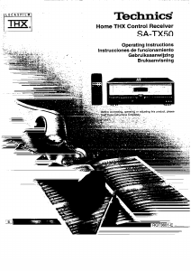 Bruksanvisning Technics SA-TX50 Receiver