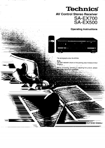 Handleiding Technics SA-EX500 Receiver