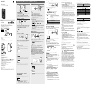 Handleiding Sony ICD-UX570 Audiorecorder