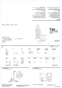 Manual Sidiz T402HF Office Chair