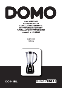 Manual de uso Domo DO441BL Batidora
