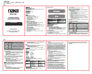 Handleiding Naxa NAS-3089 Luidspreker