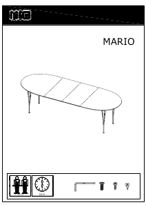 Manual Mio Mario Mesa de jantar