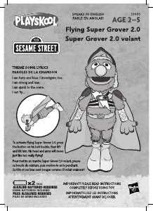 Mode d’emploi Hasbro Sesame Street Flying Super Grover 2.0