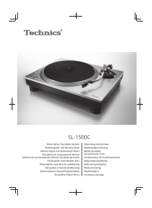 Manuale Technics SL-1500CEG Giradischi