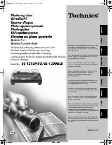 Manuale Technics SL-1200GLD Giradischi