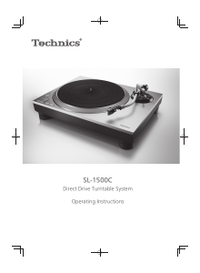 Manual Technics SL-1500CEB Turntable