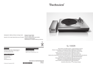 Manuale Technics SL-1000RE Giradischi