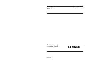Bruksanvisning Zanker DD222 Kyl-frys