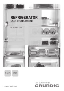 Bruksanvisning Grundig GKN 27931 FXP Kyl-frys
