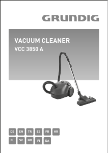 Bedienungsanleitung Grundig VCC 3850 A Staubsauger