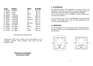 Handleiding Itho D7090/3 Colombe Afzuigkap