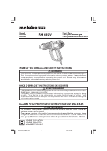 Handleiding Metabo RH 650V Heteluchtpistool