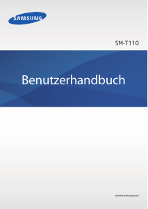 Bedienungsanleitung Samsung SM-T110X Tablet