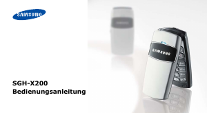 Bedienungsanleitung Samsung SGH-X200 Handy