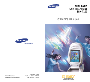 Bruksanvisning Samsung SGH-T100 Mobiltelefon
