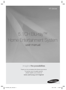 Bruksanvisning Samsung HT-D5300 Hembiopaket