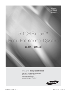Manuale Samsung HT-E5550 Sistema home theater