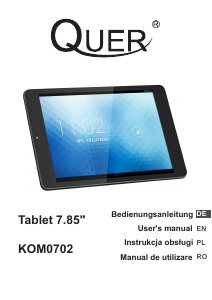 Handleiding Quer KOM0702 Tablet