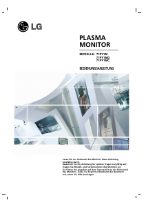 Bedienungsanleitung LG 71PY1M Plasma monitor