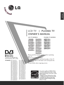 Bruksanvisning LG 52LG5000.AEU LCD TV