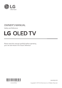 Mode d’emploi LG OLED55E97LA Téléviseur OLED