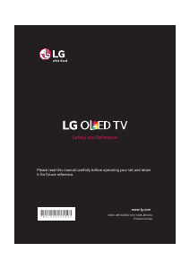Handleiding LG OLED55C6D OLED televisie