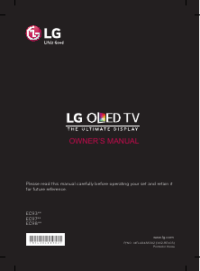 Manual LG 55EC940V Televisor OLED