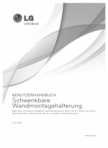 Bedienungsanleitung LG LSW630B Wandhalterung