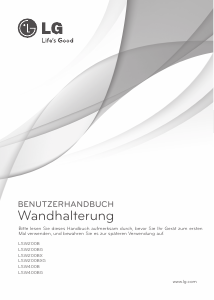 Bedienungsanleitung LG LSW400BG Wandhalterung
