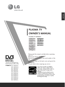 Handleiding LG 42PQ6000 Plasma televisie