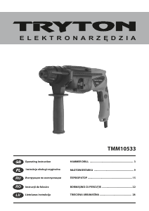 Instrukcja Tryton TMM10533 Młotowiertarka