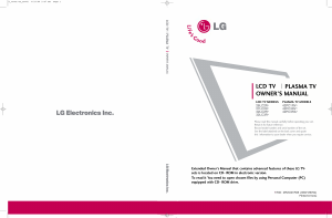 Handleiding LG 42PC1RVA Plasma televisie