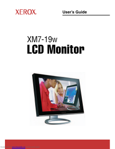 Bruksanvisning Xerox XM7-19W LCD skärm