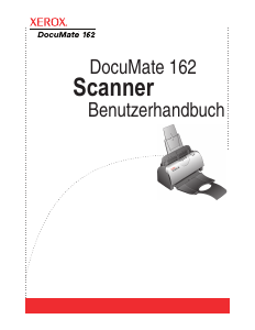 Bedienungsanleitung Xerox DocuMate 162 Scanner