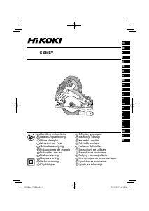 Manual Hikoki C 5MEY Ferăstrău circular