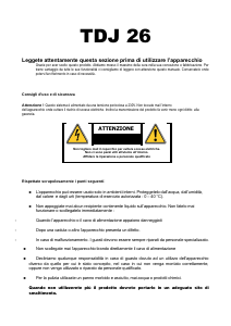 Manuale Karma TDJ-26 Giradischi