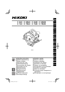 Instrukcja Hikoki C 6U3 Pilarka tarczowa