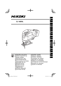 Manuale Hikoki CJ 18DSL Seghetto alternativo